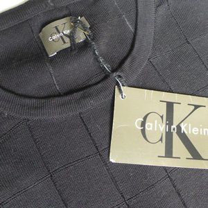 CALVIN KLEIN 100% cotton crewneck sweater